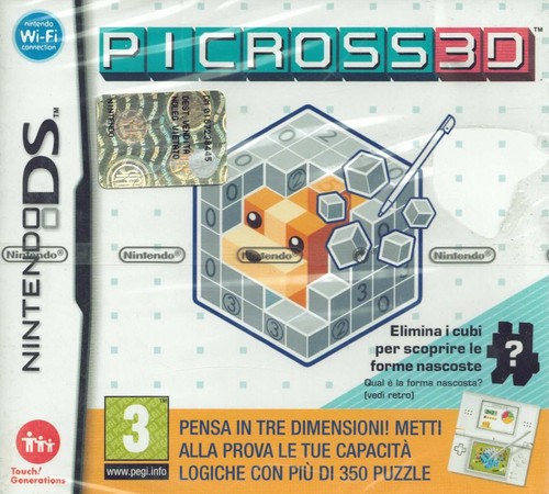 Picross - 3d, (nds)